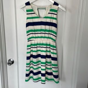 Pink Owl Striped Dress